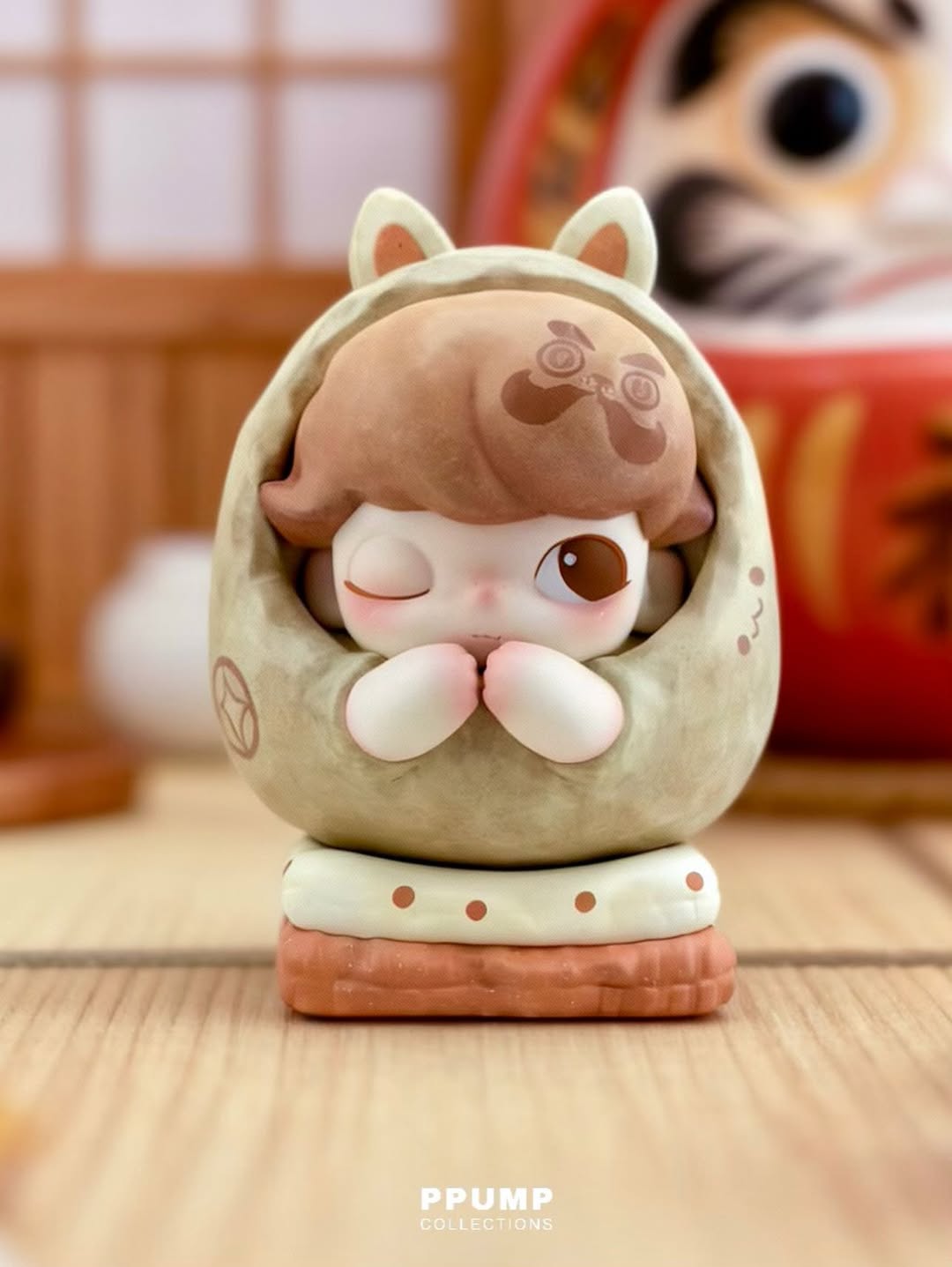Dimoo Wooden Daruma Limited